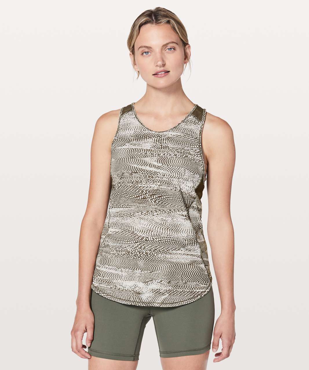 Lululemon Sculpt Tank II - Swerve Vapor Metal Grey / Metal Grey