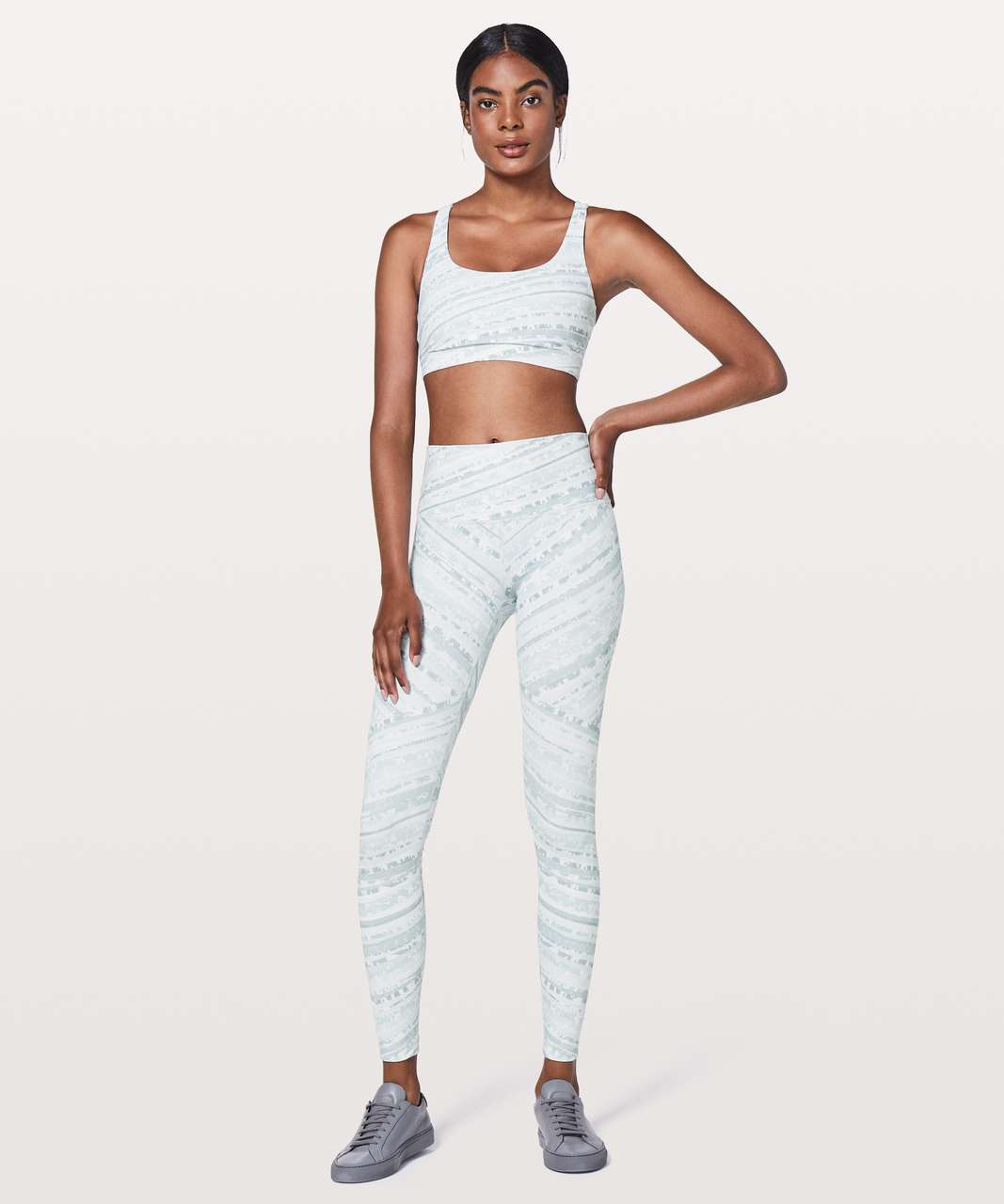 Lululemon Wunder Under Hi-Rise Tight *28" - Whirlwind Wunder Under White