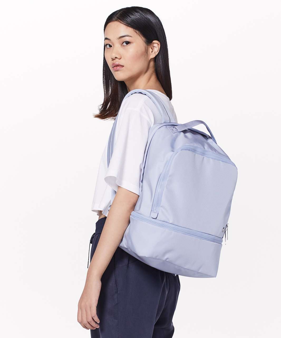 light blue lululemon backpack