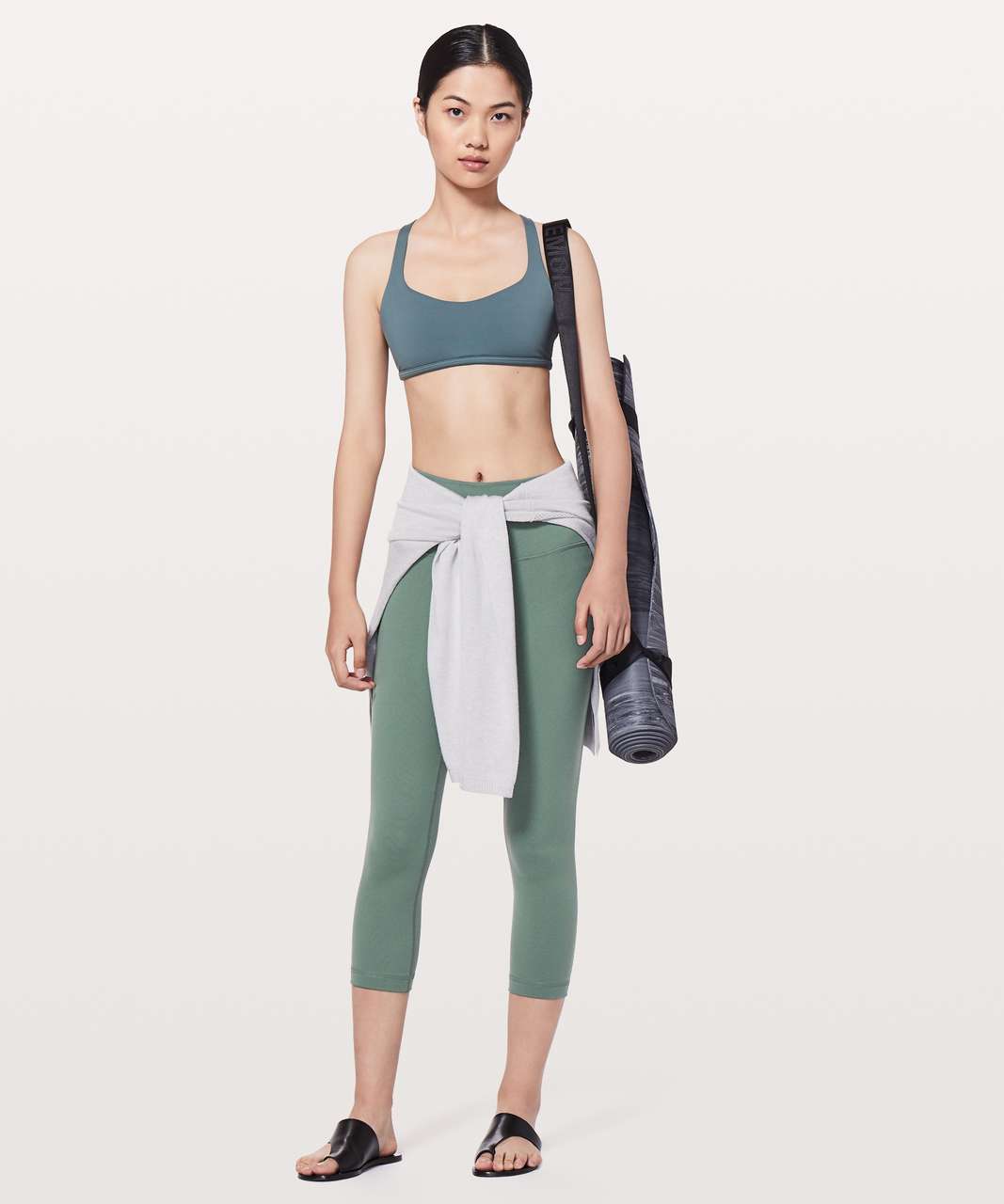 Lululemon Wunder Under Crop (Hi-Rise) *21" - Juniper