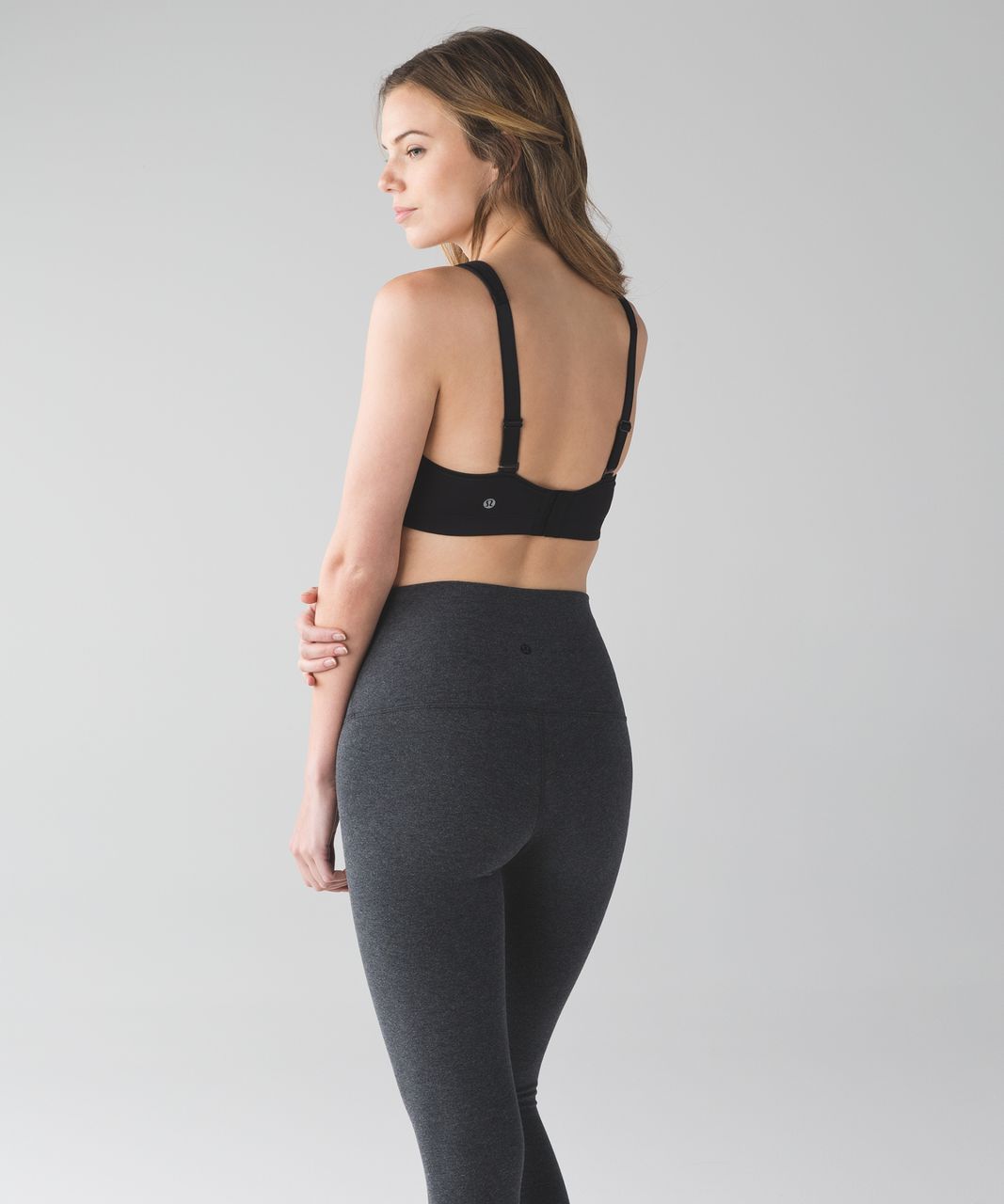 LULULEMON TA TA Tamer Women Sports Bra 38C Black Mesh Convertible Straps  $34.96 - PicClick