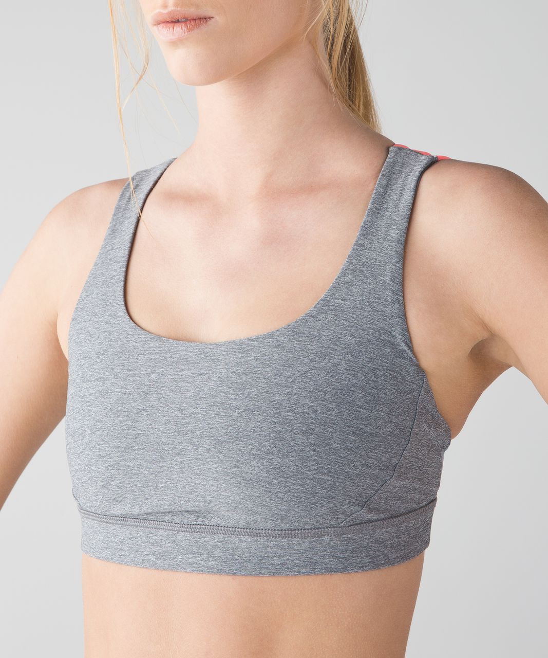 Lululemon Energy Bra Exhale - Heathered Slate / Battleship / Very Light Flare