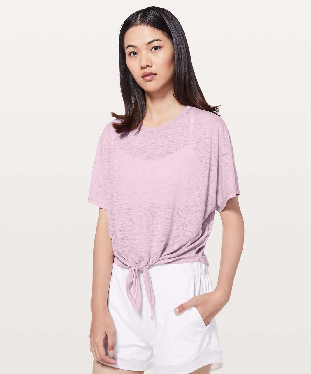 Lululemon In Sequence Short Sleeve - Rose Blush