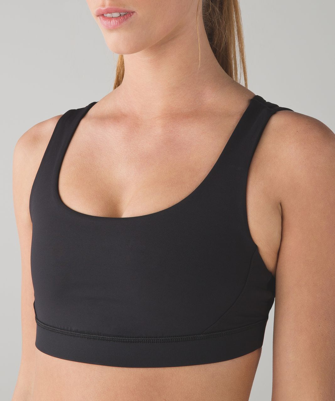 Lululemon Energy Crossover-strap Sports Bra In Schwarz