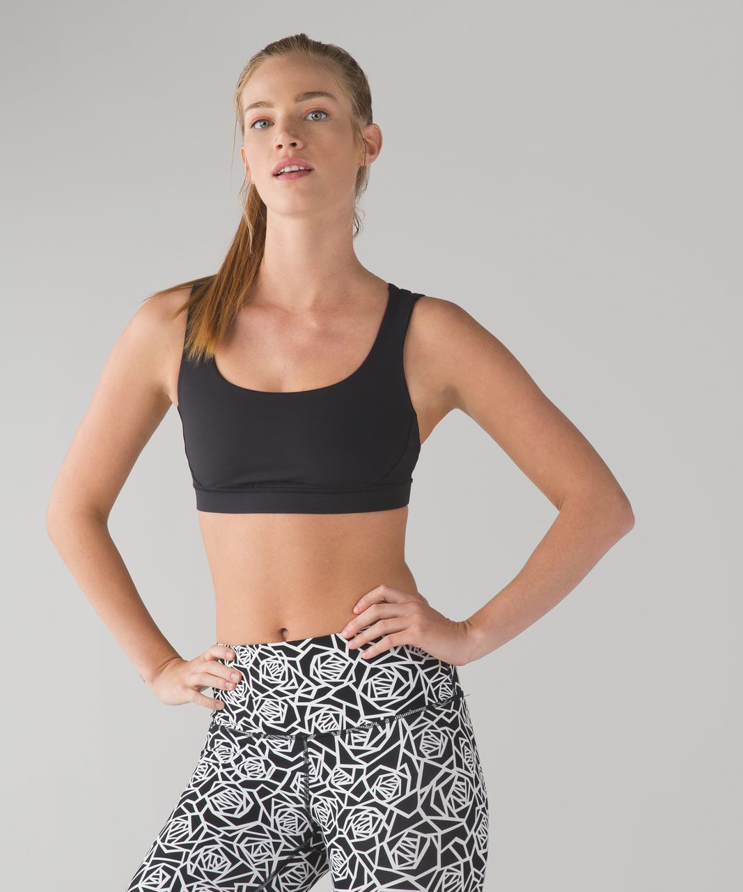 Lululemon Energy Bra Exhale - Black - lulu fanatics