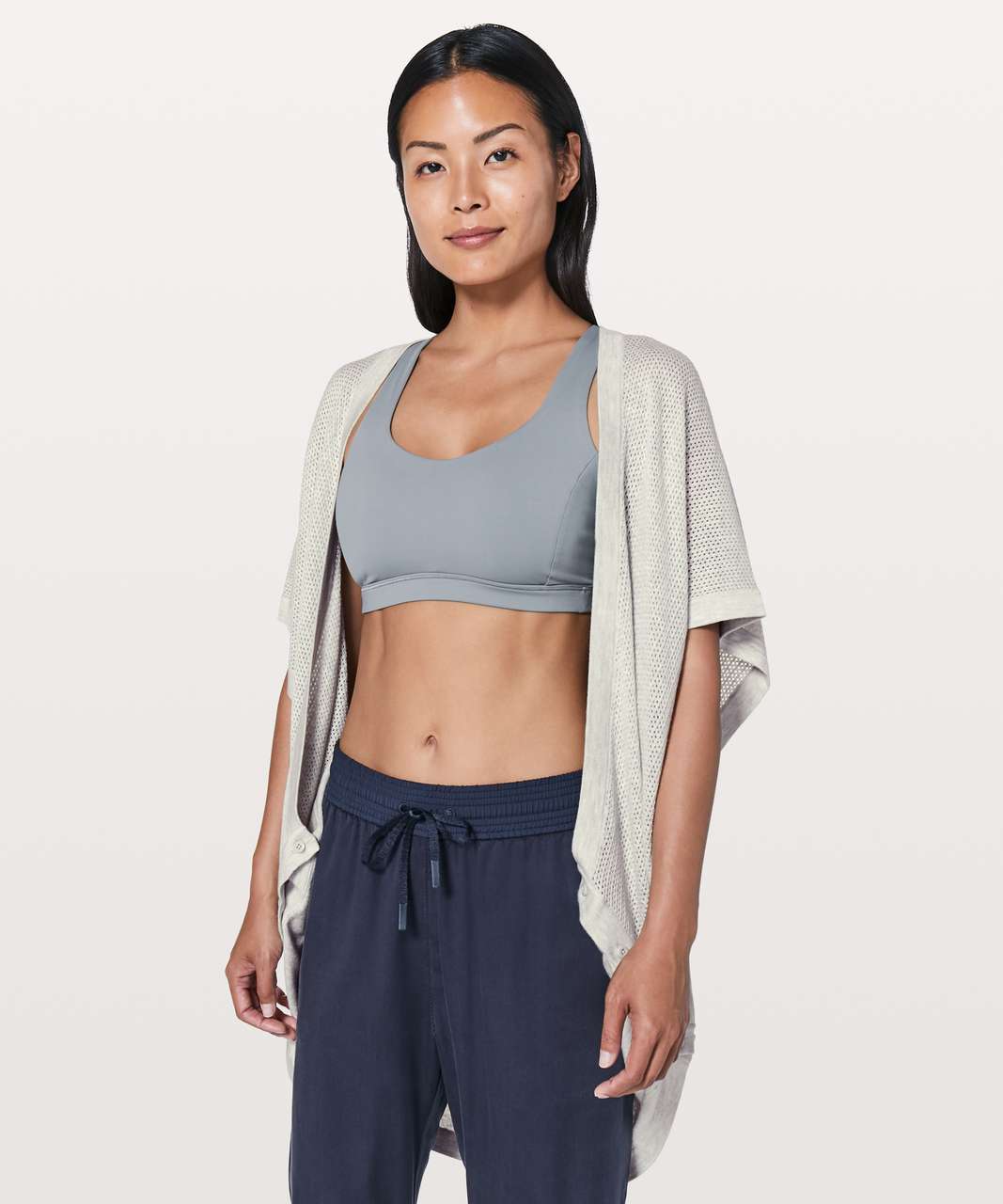 Lululemon Long Weekend Wrap - Heathered White Tan