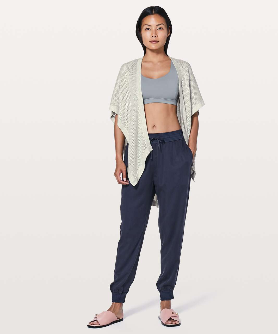 Lululemon Long Weekend Wrap - Heathered White Tan