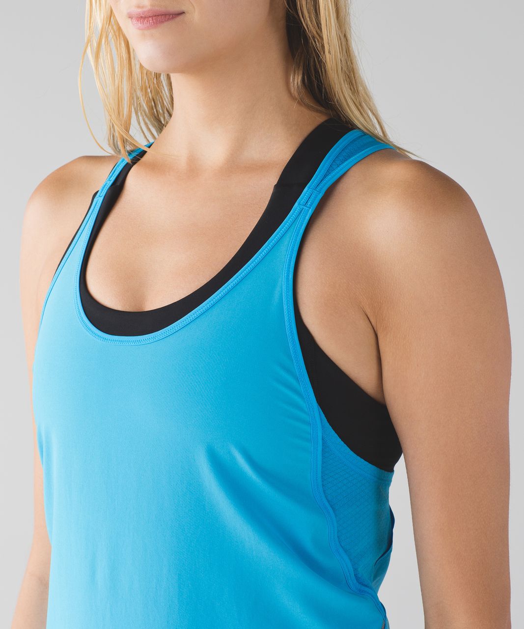 Lululemon Real Quick Singlet - Kayak Blue