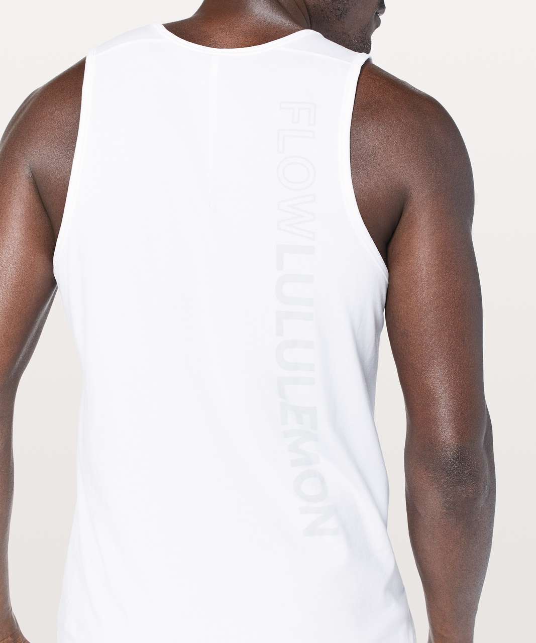 Lululemon 5 Year Flow Logo Tank - White