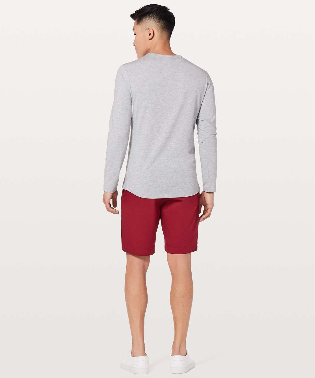 Lululemon Commission Short Slim *Chino 9 - Oxblood - lulu fanatics