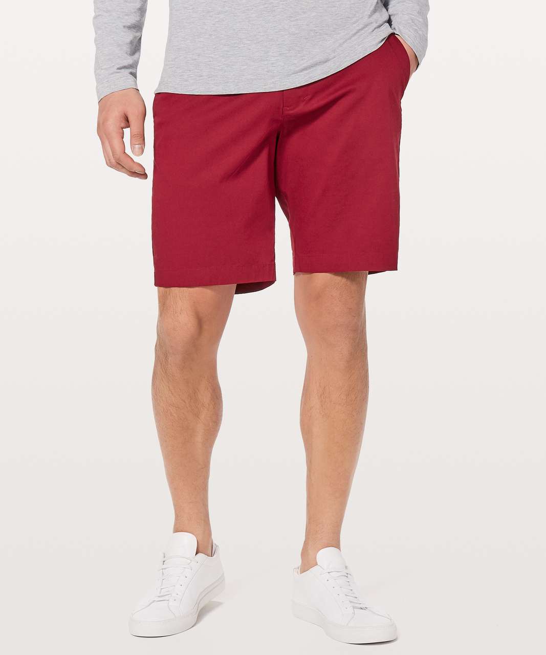 Lululemon Commission Short Slim *Chino 9" - Oxblood