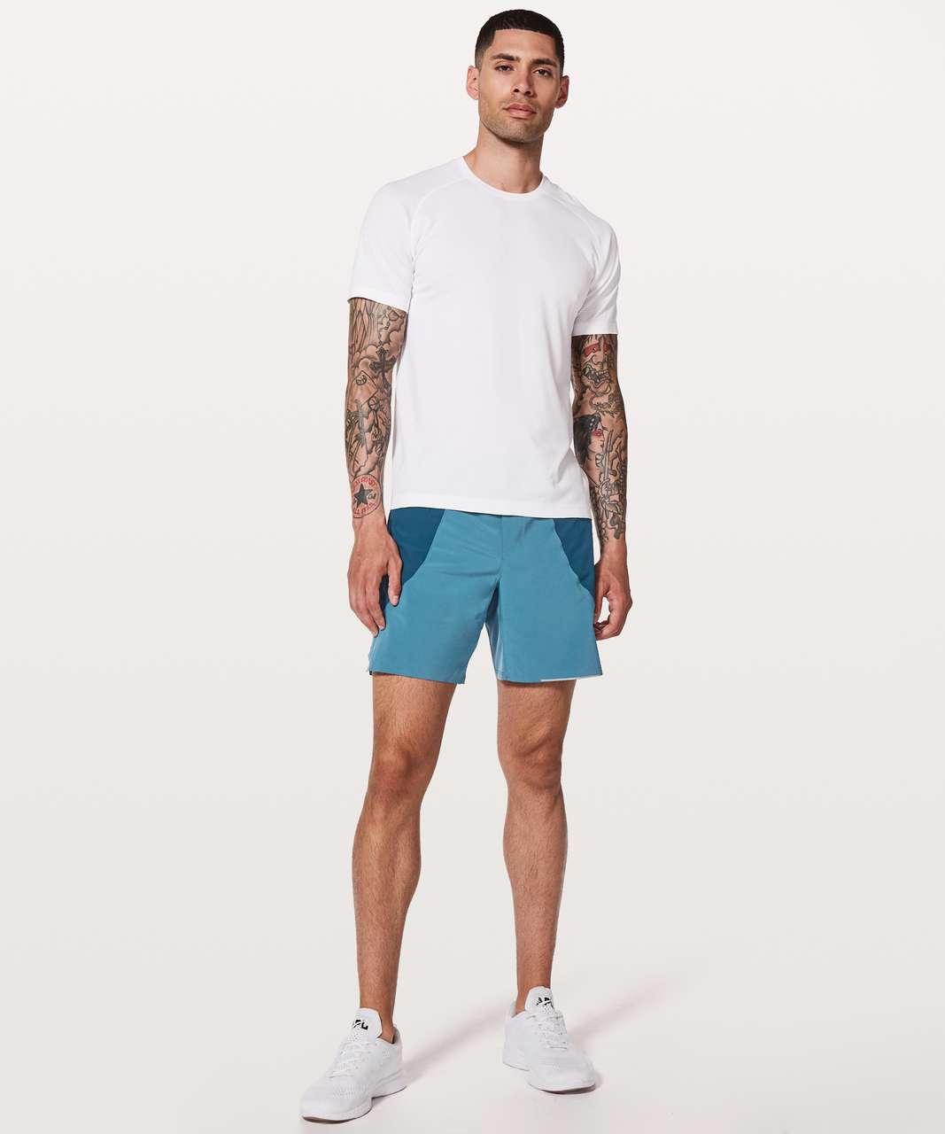 Lululemon Switch Up Short *6" - Pewter Blue / Poseidon