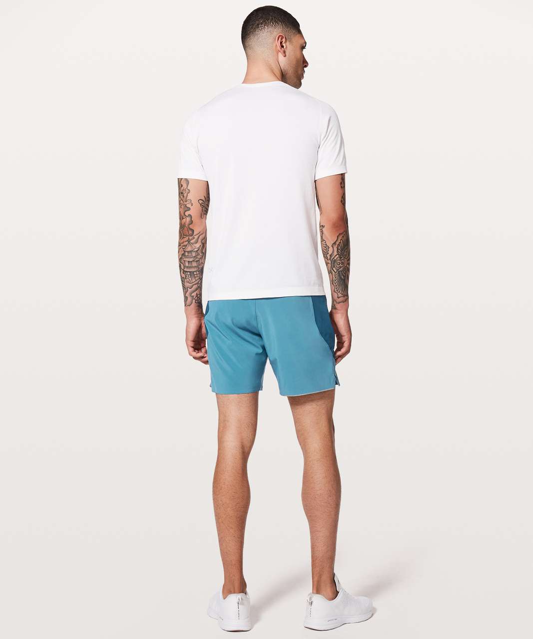 Lululemon Switch Up Short *6" - Pewter Blue / Poseidon