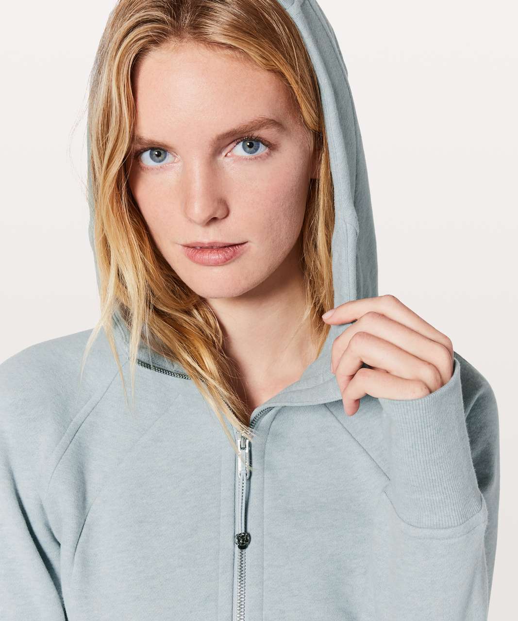 Lululemon Scuba Hoodie *Light Cotton Fleece - Heathered Dawn Blue / Dawn Blue