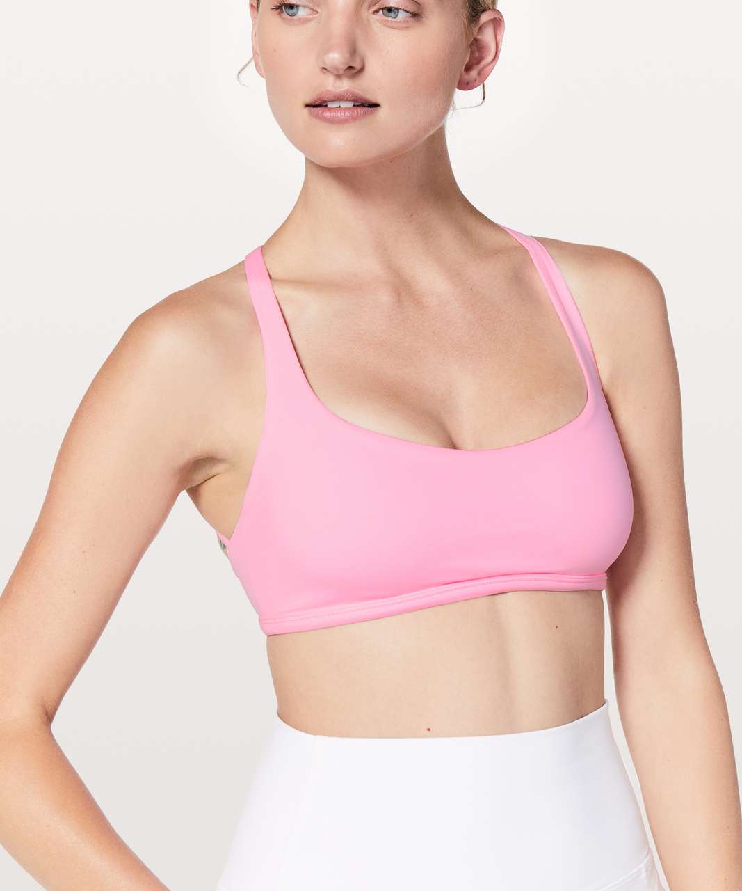 Peek-A-Boo Sports Bra - Leopard Pink – Niyama Sol