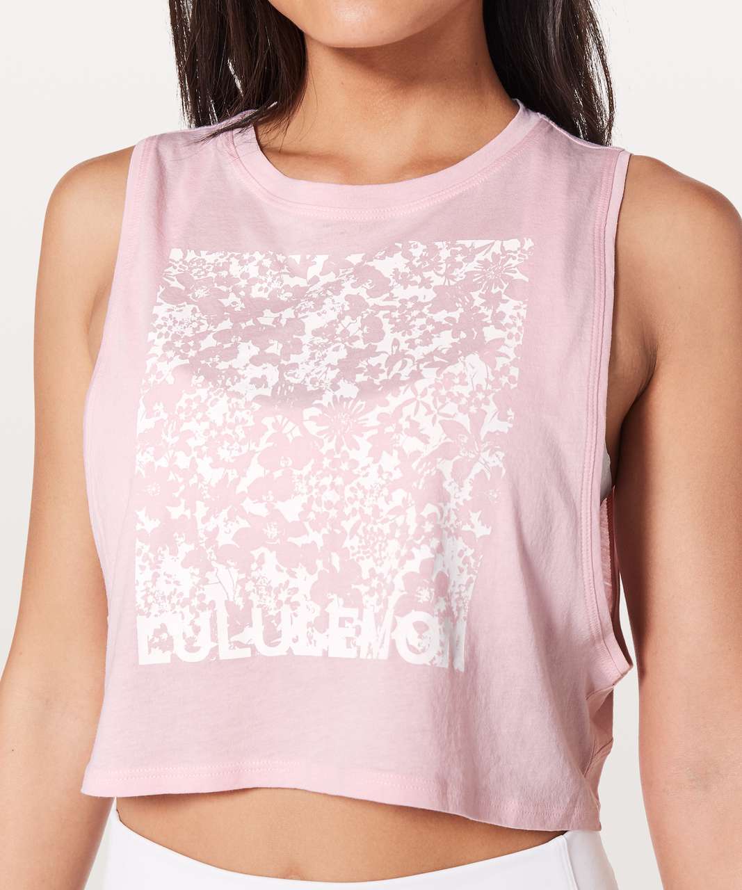 Lululemon Muscle Love Crop Tank *Expression - Petals