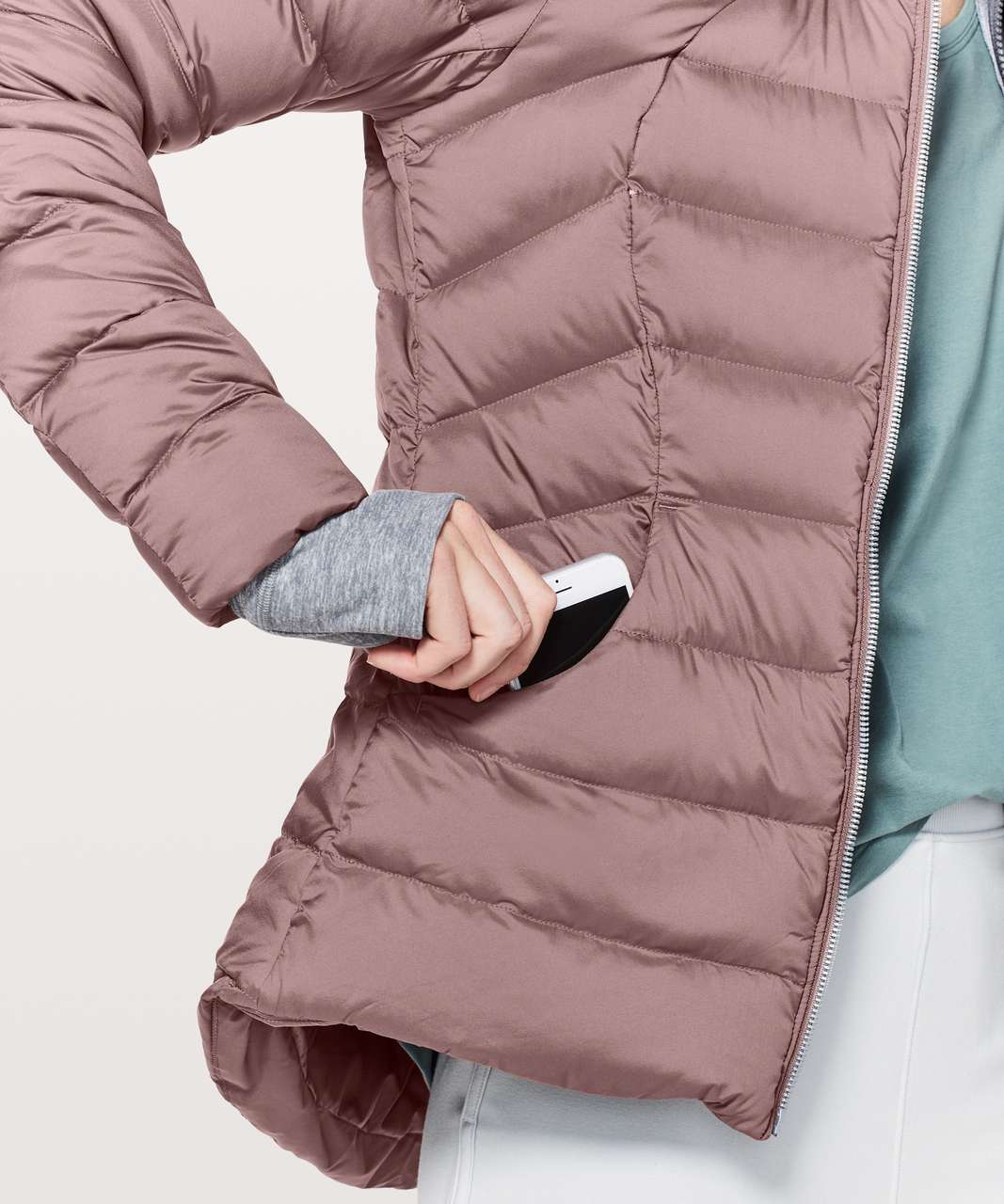 Lululemon Pack It Down Jacket - Mauve Stone