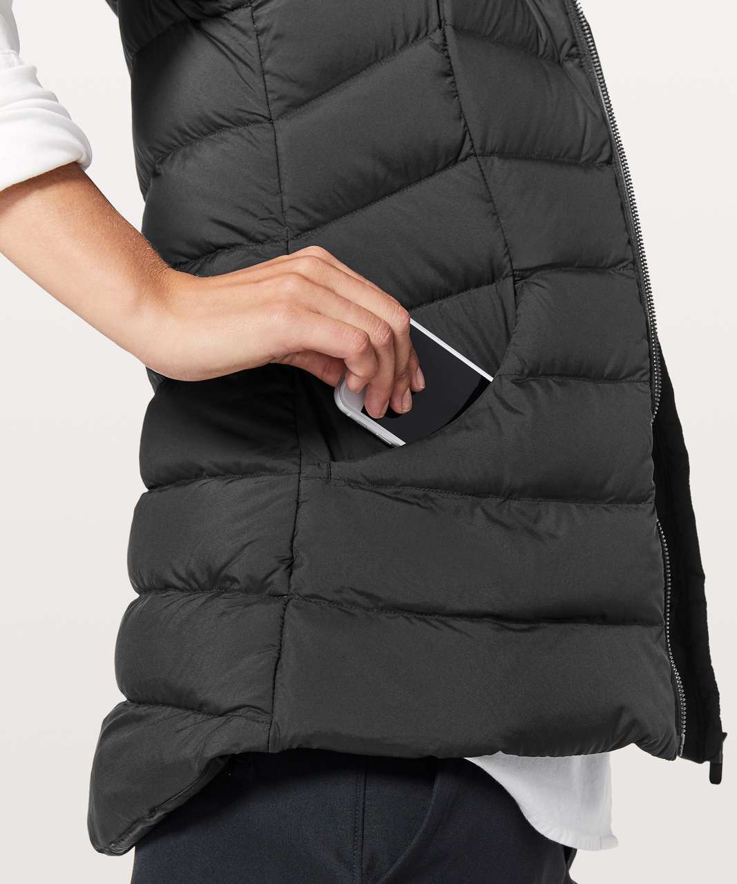 Lululemon Pack It Down Vest - Black (Womens) (First Release)