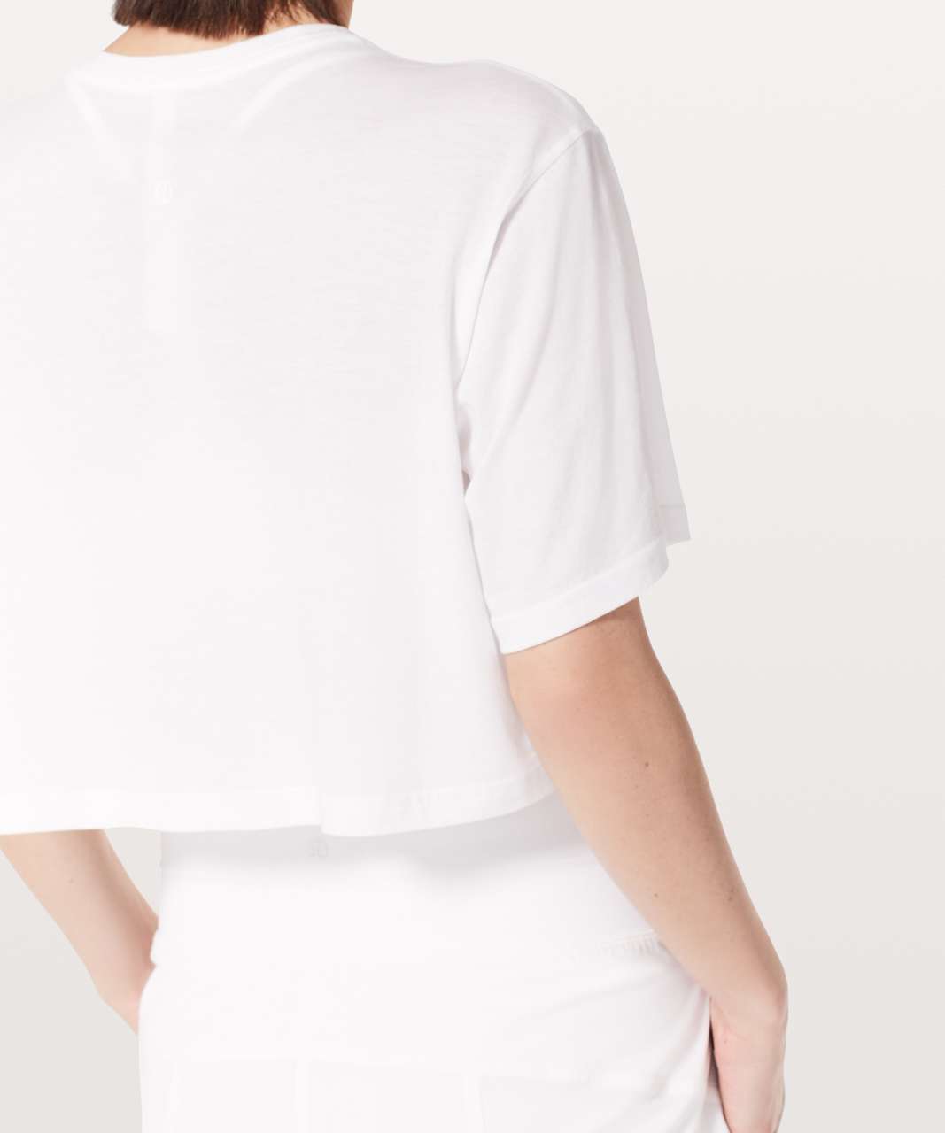 Lululemon Cortes Crop Tee *Light - White