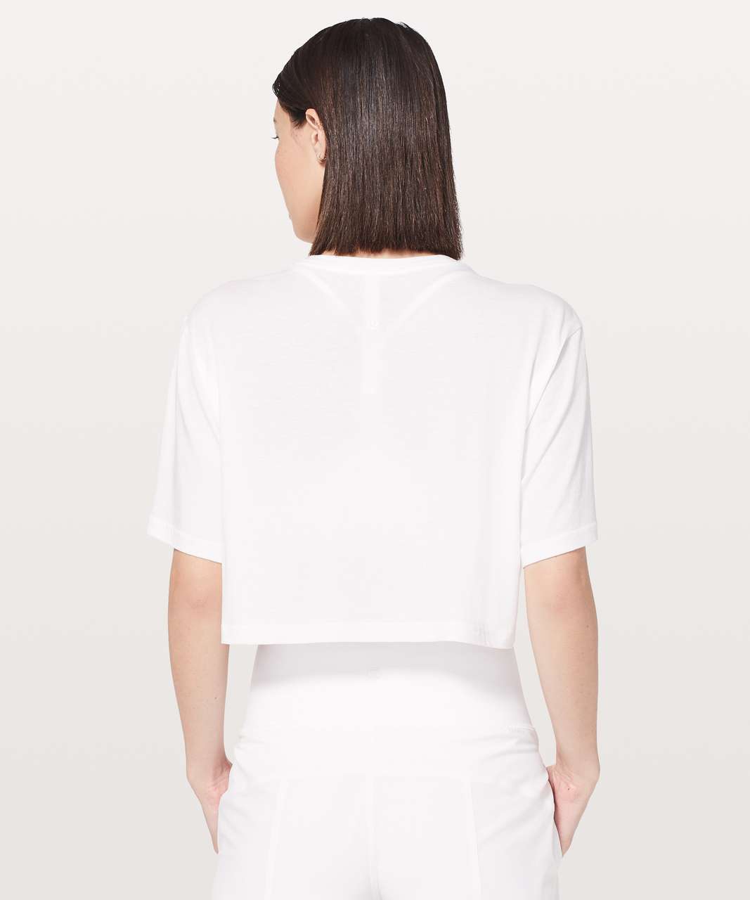 Lululemon Cortes Crop Tee *Light - White