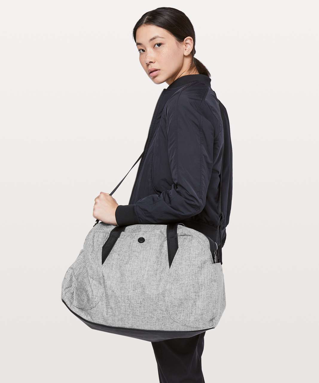 Lululemon Out Of Range Duffel *33L - Heathered Black