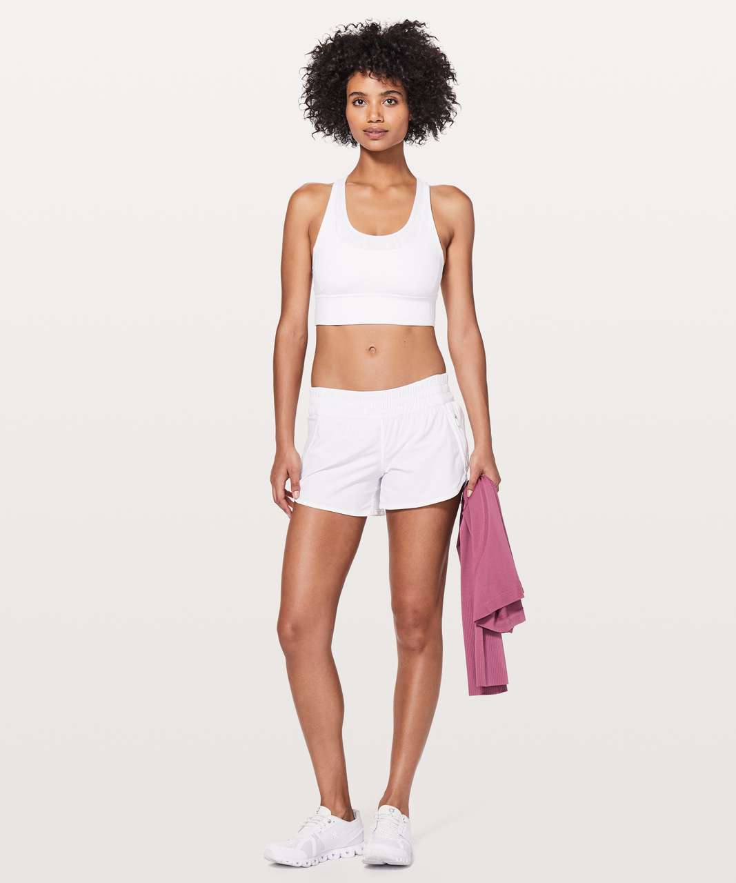 Lululemon Run Stuff Your Bra *Long Line - White