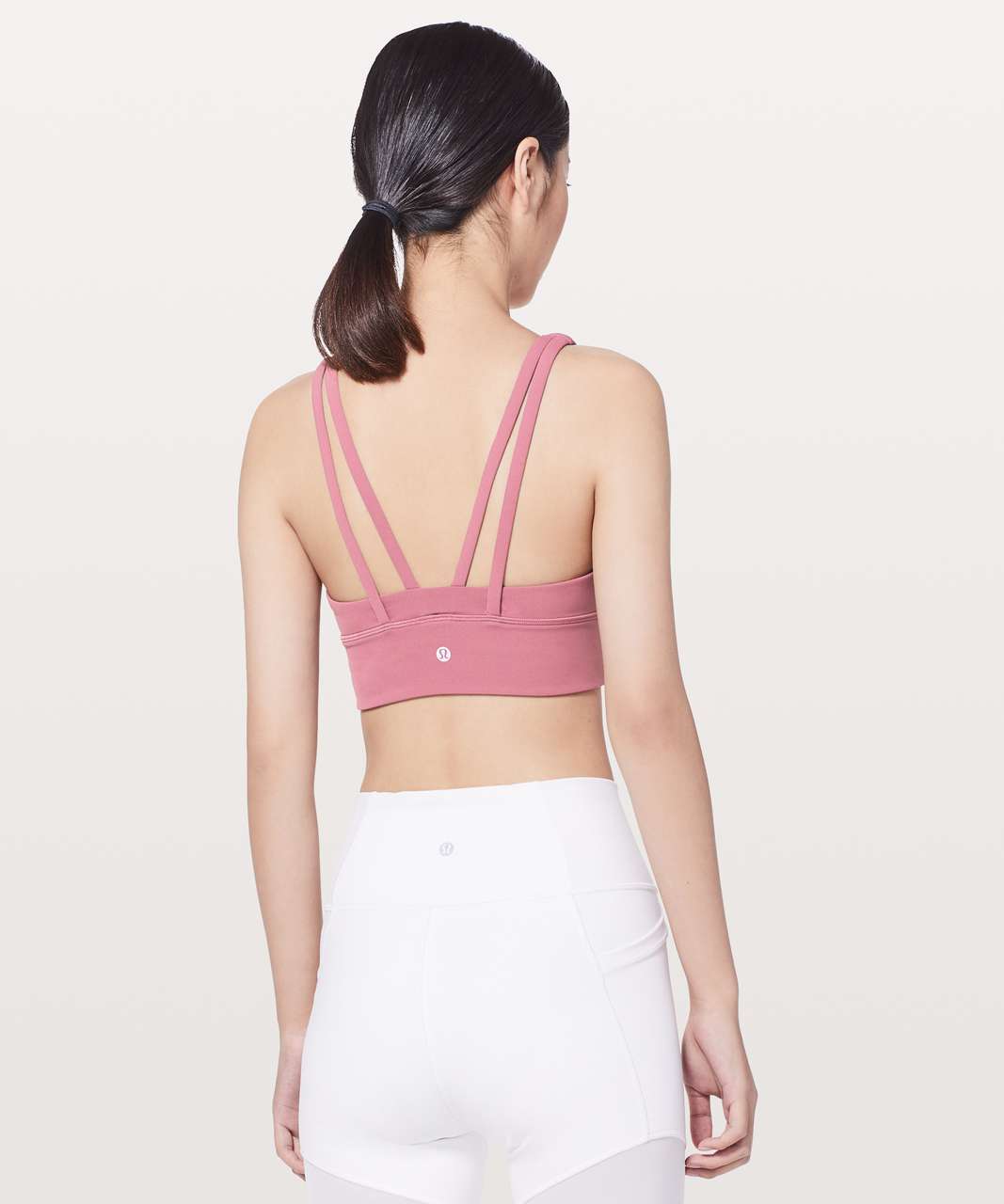 Lululemon Bind & Cross Bra - Moss Rose - lulu fanatics