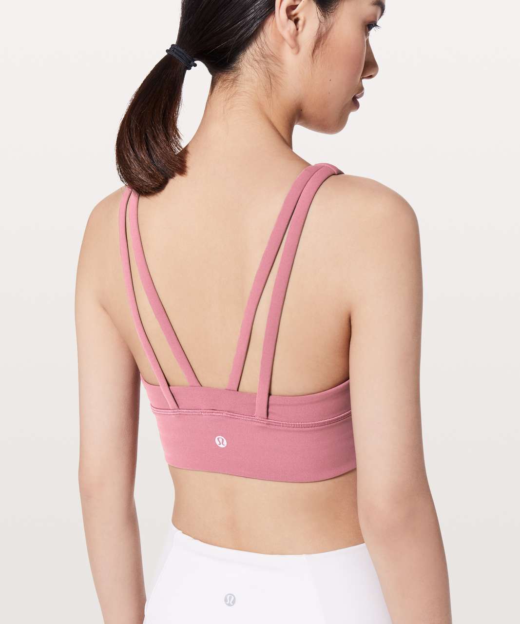 Lululemon Bind & Cross Bra - Moss Rose - lulu fanatics