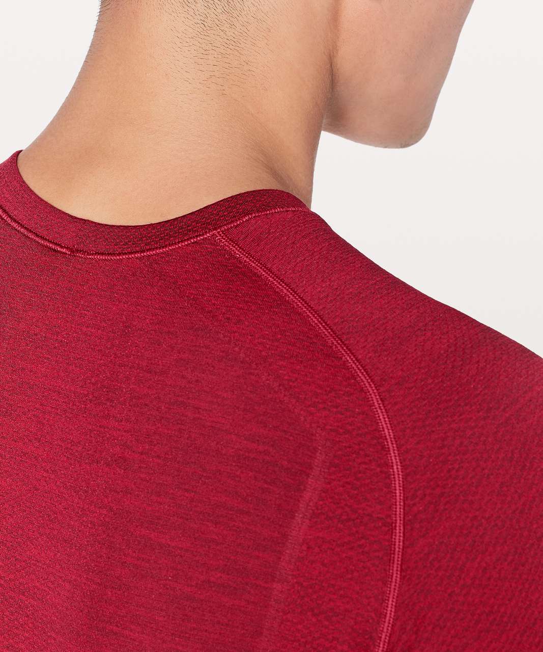 Lululemon Metal Vent Tech Short Sleeve - Bold Red / Deep Rouge