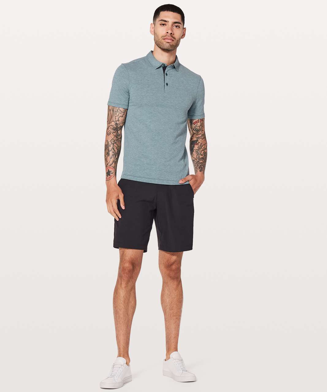 Lululemon Evolution Polo - Heathered Antigua