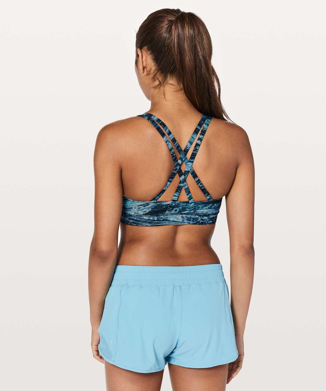 lululemon athletica, Intimates & Sleepwear, Lululemon X Soul Cycle Energy  Bra In Blue Skulls Size 8