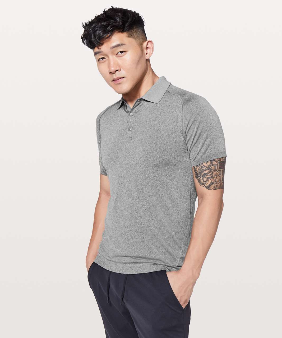 Lululemon Metal Vent Tech Polo - Black 