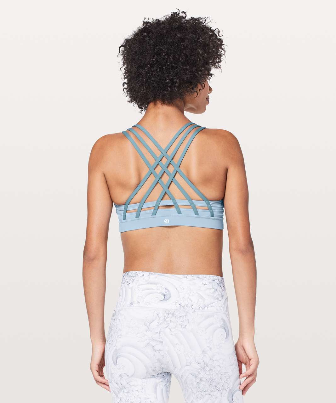 Lululemon Energy Bra *Peek - Cascade Blue / Slate Blue