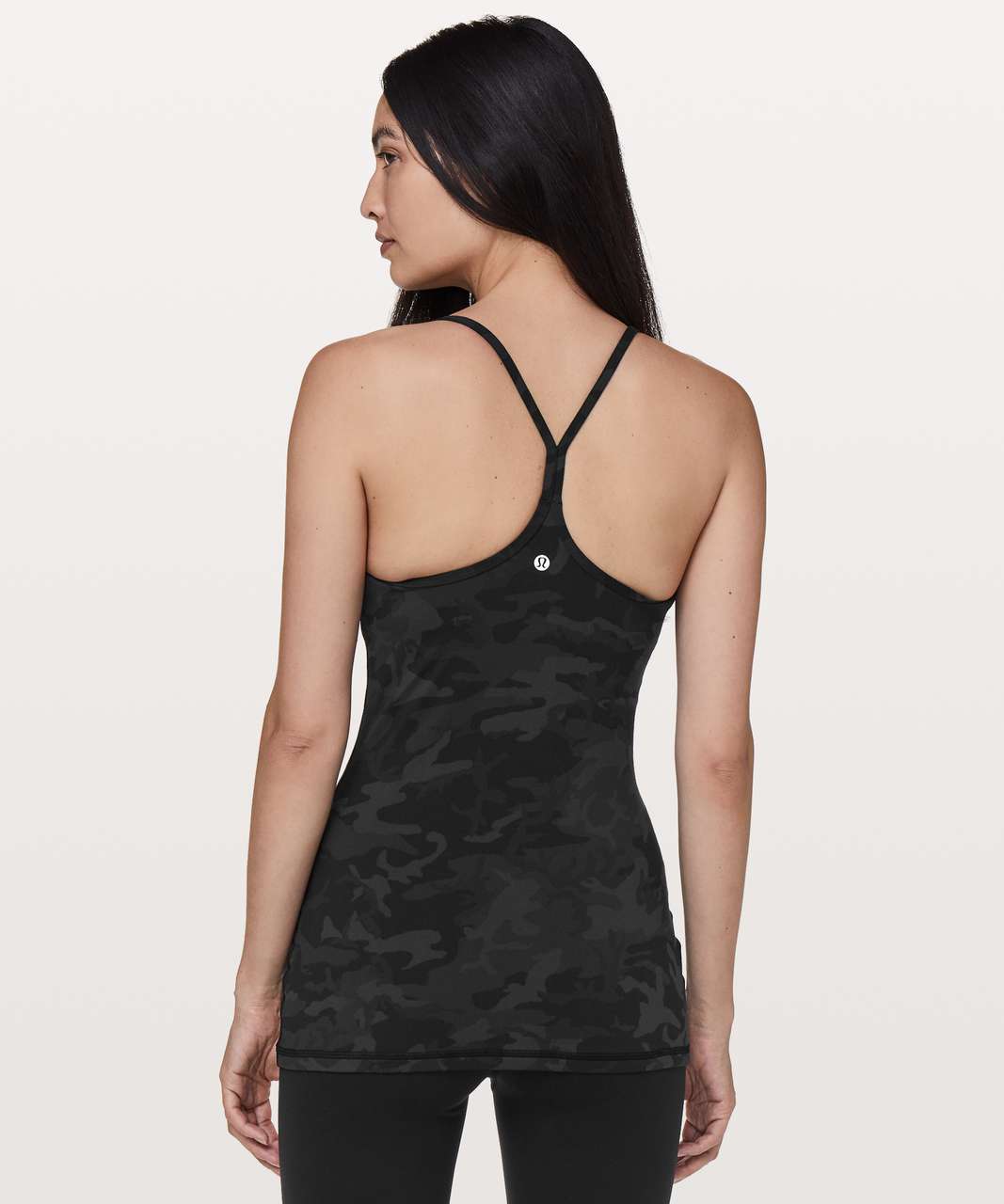 Lululemon Power Y Tank *Luon - Incognito Camo Multi Grey