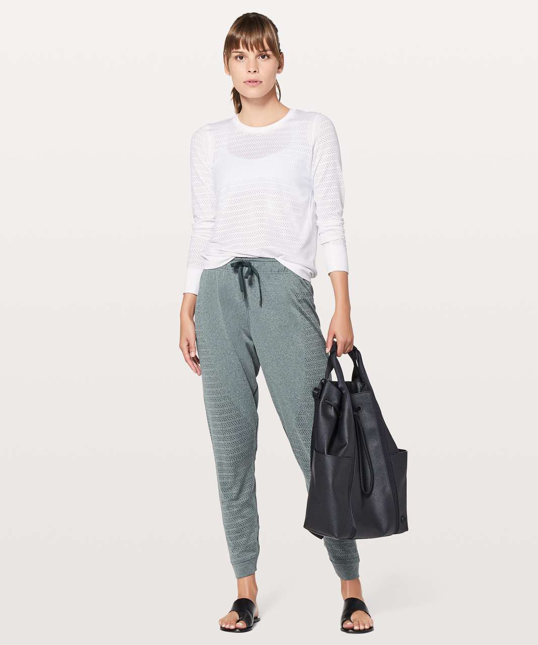 Lululemon Breeze By Jogger *Squad 27" - Gravity / White