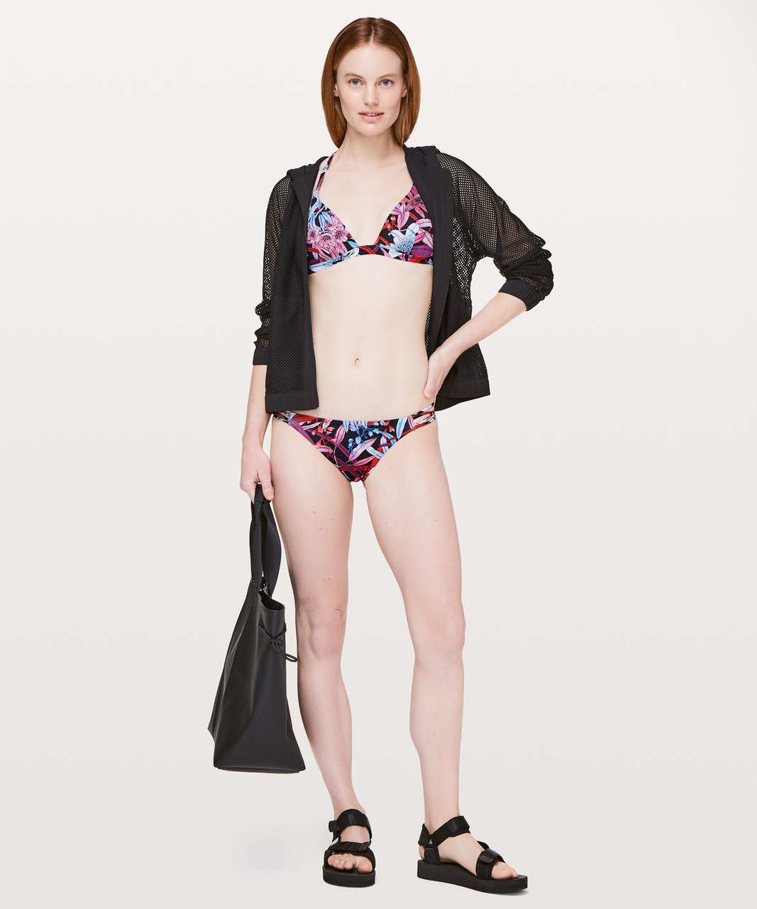 Lululemon Shoreline Bikini Bottom - Lush Lillies Multi