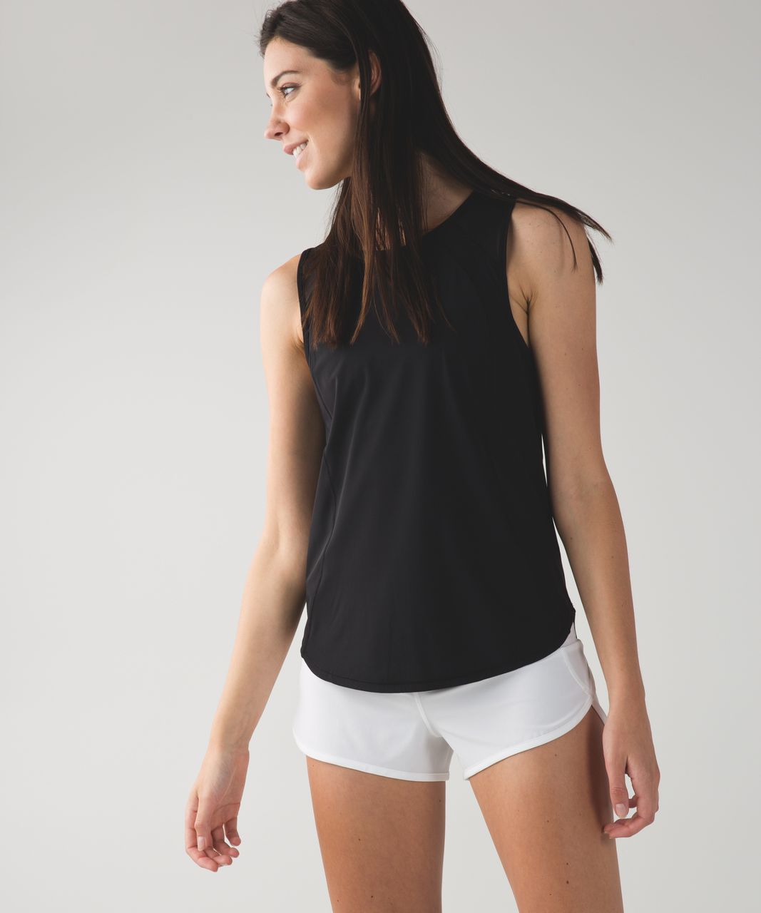 Lululemon Black Mesh Open Back Sculpt Tank NWT- Size 4 – The Saved