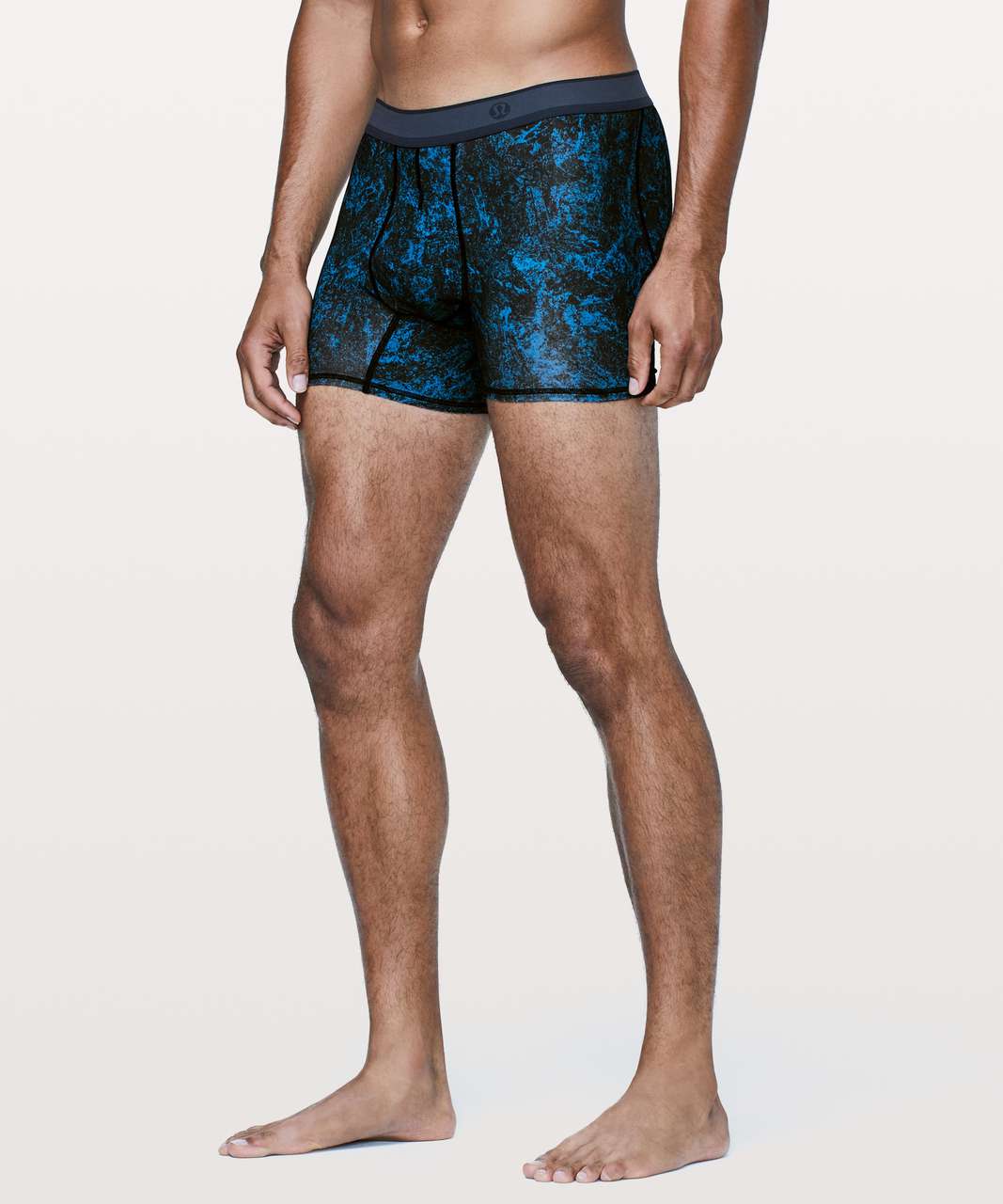 Lululemon No Boxer Boxer *5.5" - SubCelsius Amalfi Blue Black