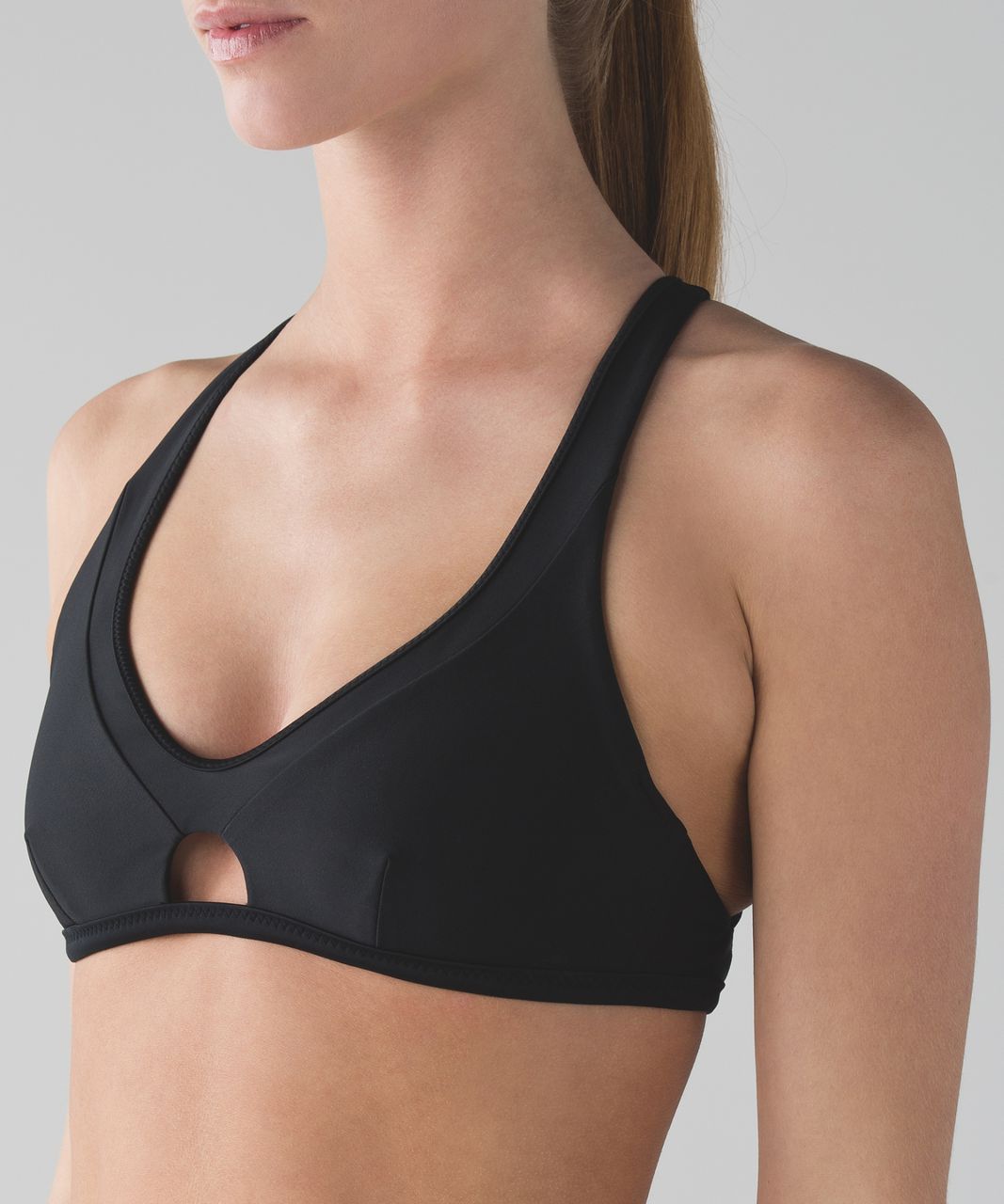 Lululemon Surf To Sand Sport Top II - Black - lulu fanatics