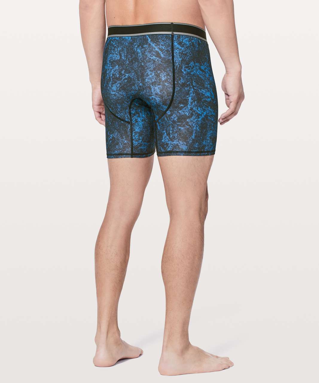 Lululemon Game On Boxer Brief *7.5" - SubCelsius Amalfi Blue Black