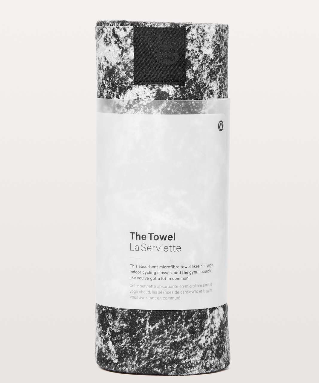 Lululemon The Towel - SubCelsius White Black