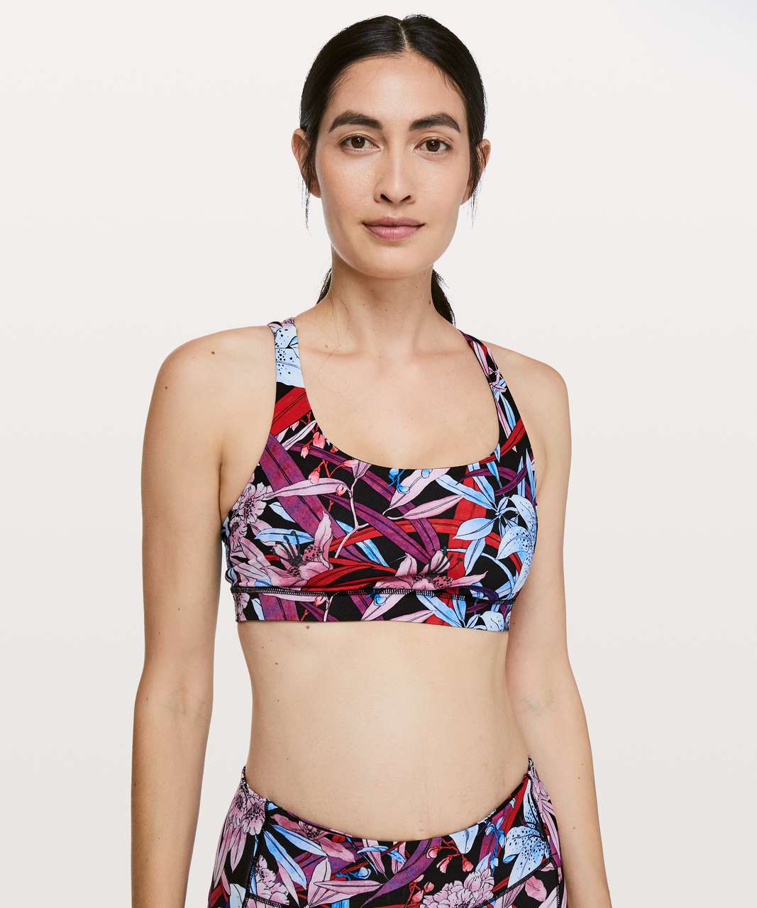 Lululemon Energy Bra - Lush Lillies Multi