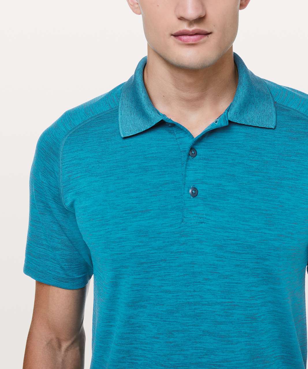 Lululemon Metal Vent Tech Polo - Poseidon / Amalfi Blue