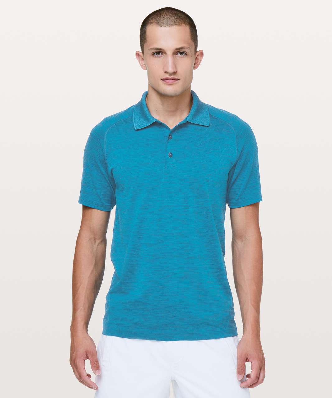 Lululemon Metal Vent Tech Polo - Poseidon / Amalfi Blue