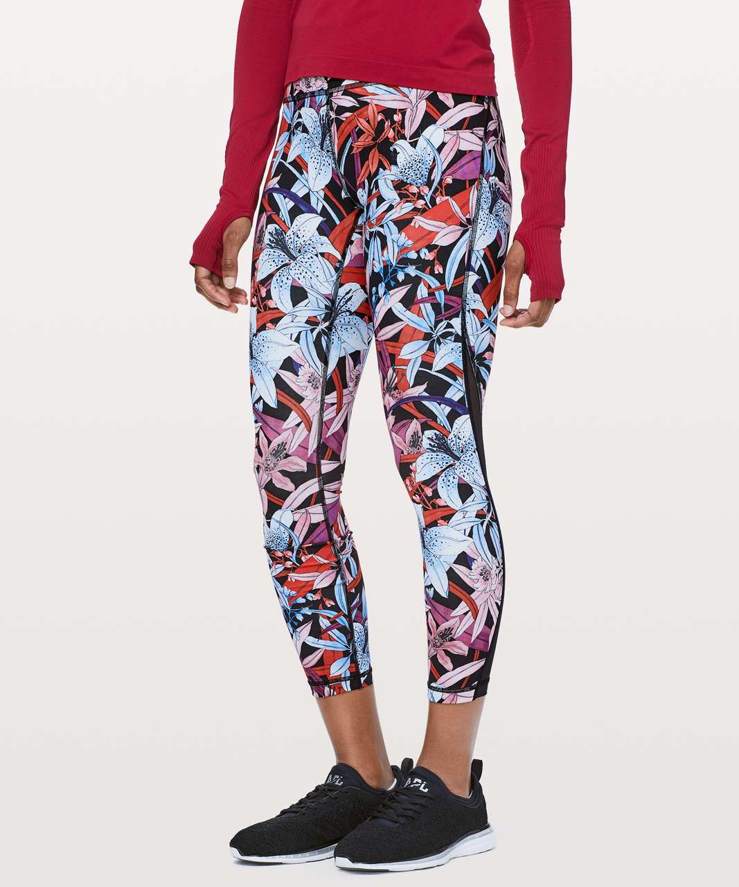 Lululemon Train Times 7/8 Pant *25" - Lush Lillies Multi