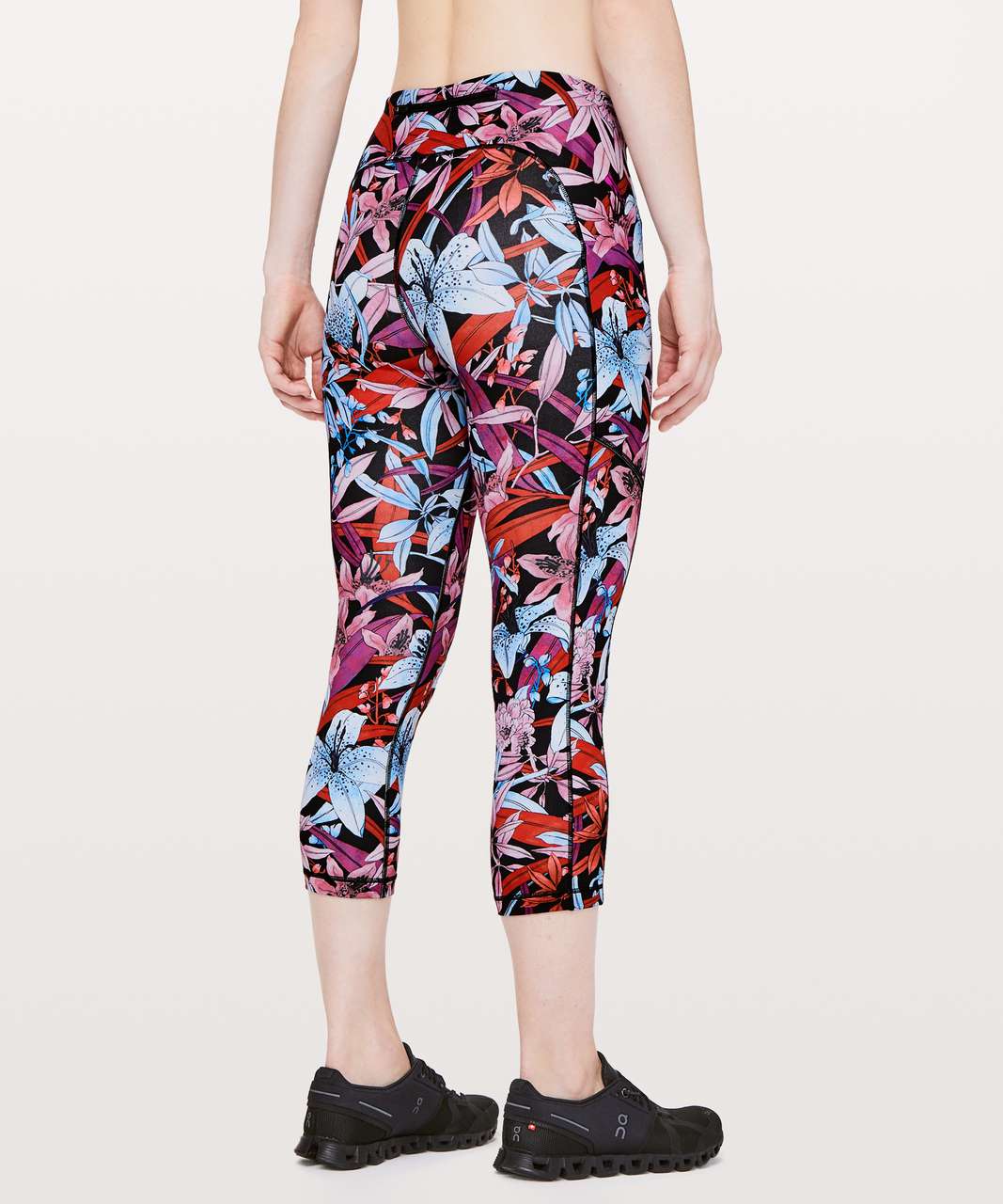 Lululemon Speed Up Crop *21" - Lush Lillies Multi