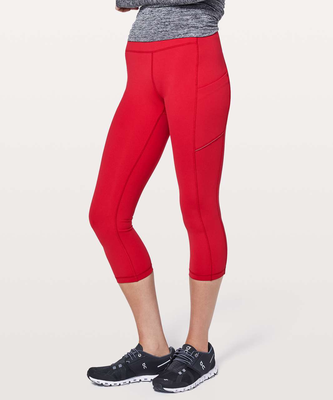 Lululemon Speed Up Crop *21" - Flamenco Red