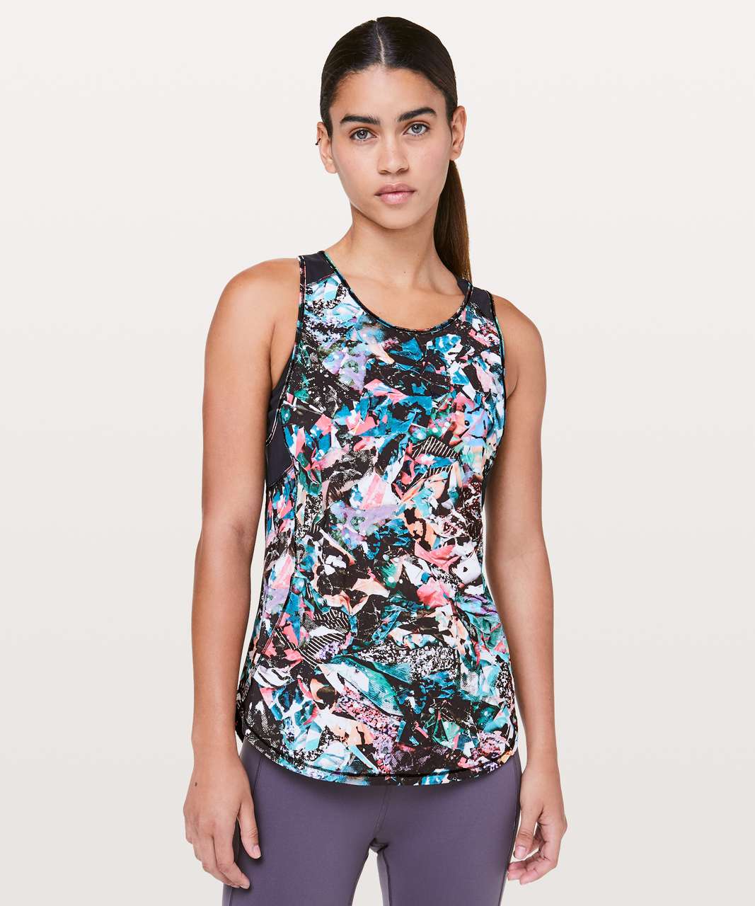 Lululemon Sculpt Tank II - Colour Crush Multi / Black