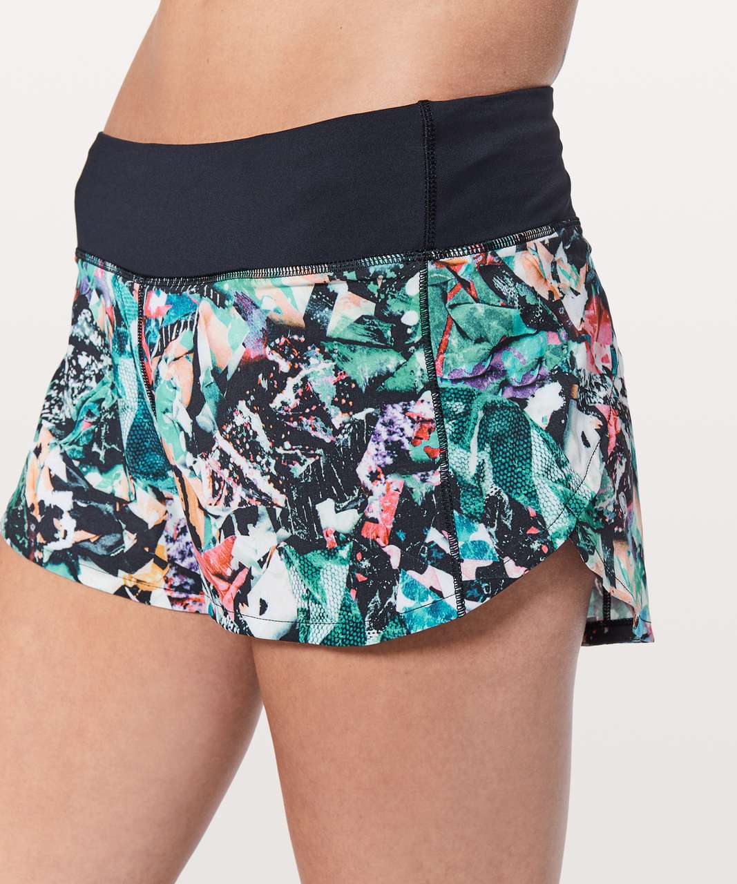 Lululemon Speed Up Short *2.5" - Color Crush Multi / Black