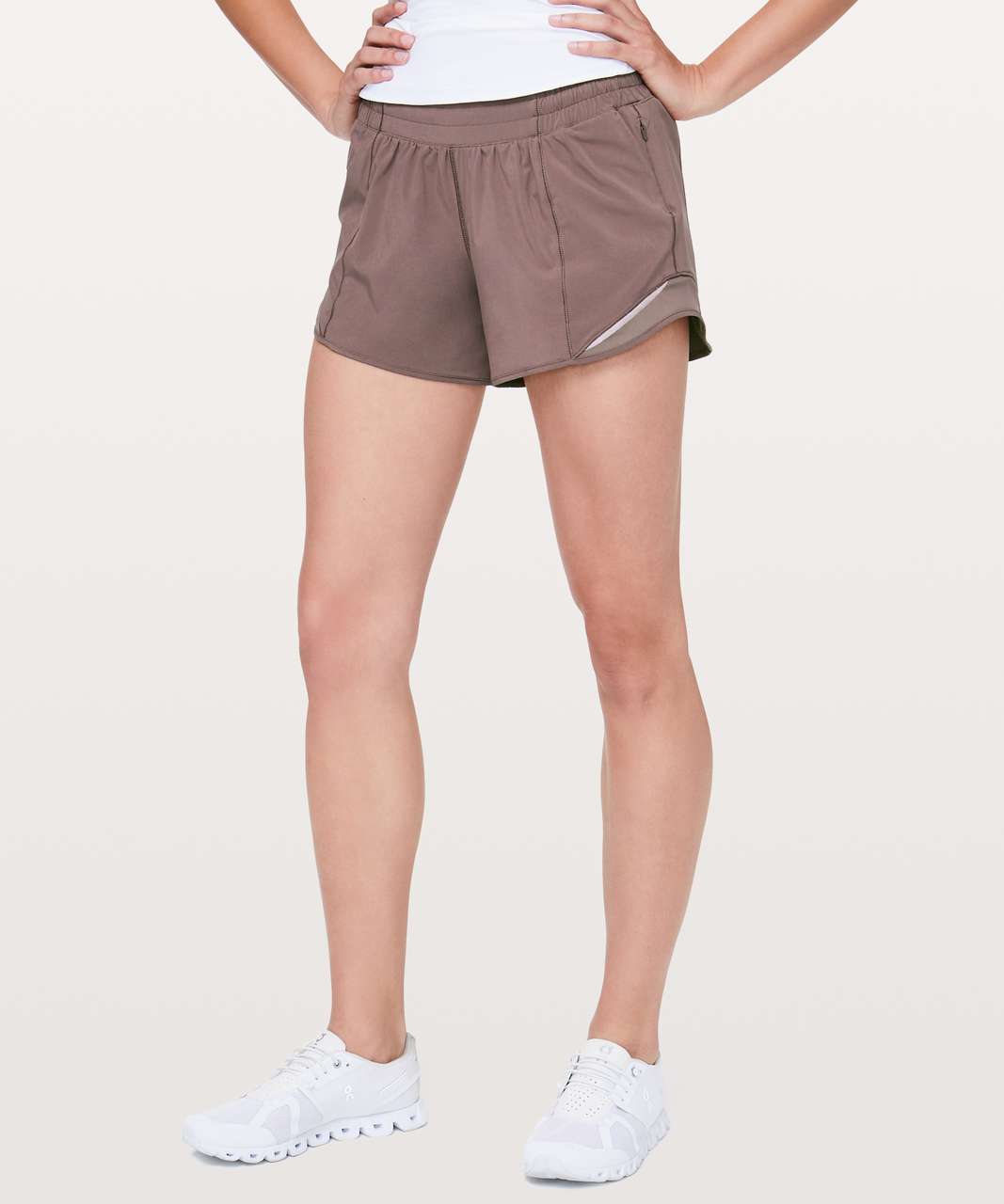 Lululemon Hotty Hot Short II *Long 4" - Antique Bark